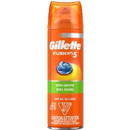 120 Wholesale Gillette Ultra Sensitive Shaving Gel Shipped By Pallet