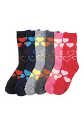 180 Wholesale Women's Casual Crew Socks Size 9-11