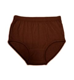 150 Wholesale Women's Brown Cotton Panty, Size 8