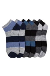 432 Wholesale Men's Spandex Ankle Socks Size 10-13