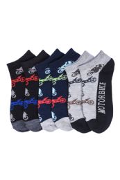 216 Wholesale Boy's Spandex Ankle Socks Size 6-8