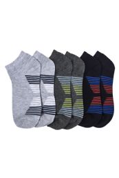 432 Pairs Boy's Spandex Ankle Socks Size 6-8 - Boys Ankle Sock