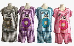 60 Pieces Womens Pajamas Set Assorted Colors And Sizes - Women's Pajamas and Sleepwear