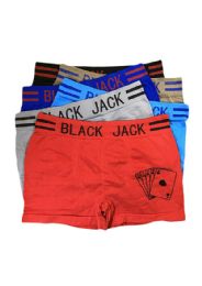 240 Wholesale Black Jack Men's Seamless Boxer Brief