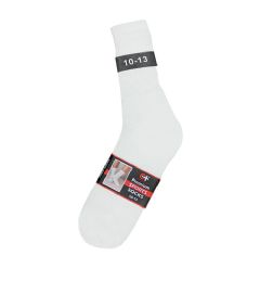 120 Wholesale Men's White Sport Crew Socks , Sock Size 10-13