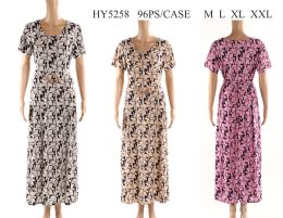 48 of Women's Long Printed Summer Sun Dress