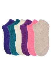 120 Wholesale Women's Plush Soft Socks Size 9-11