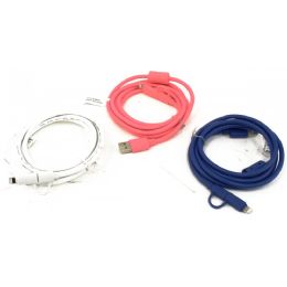 24 Wholesale Wholesale 2 In 1 High Speed Cell Phone Charger In 3 Assorted Colors