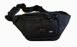 48 Pieces Black Fanny Pack - Fanny Pack