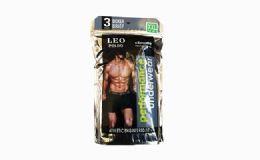 48 Wholesale Mens Boxer Brief Athletic Fit Size Assorted 3 Pack