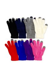 180 Wholesale Women's Assorted Color Touch Screen Texting Gloves