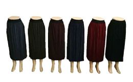 30 of Women Pleated A Line Midi Skirt Size Assorted