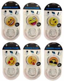 48 Wholesale Wholesale Collapsible Phone/tablet Grip And Stand Emoji Face