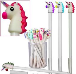 24 Wholesale Unicorn Stick Pens