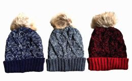 120 Pairs Winter Thick Knitted Beanie Hat - Winter Beanie Hats