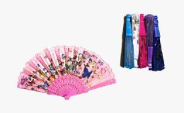 120 Pieces Handheld Folding Fans Chinese Japanese Women Craft Fan For Party Wedding Dancing - Novelty & Party Sunglasses