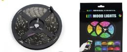 12 Pieces 5m Remote Remote Control Light Strip - LED Party Supplies