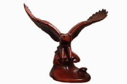 24 Pieces Carved Flying Eagle Statue Bald Eagle Figurine Home Decor Large Size - Home Decor