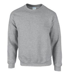 12 Pieces Gildan Unisex Sport Grey Crew Neck Sweatshirt, Size Small - Mens Sweat Shirt
