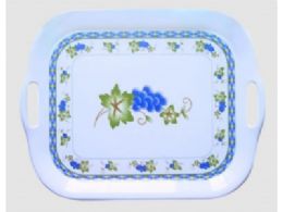 40 Wholesale Plastic Big Tray With Handles Rose