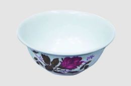 144 Pieces Bowl Rose Pattern - Plastic Bowls and Plates