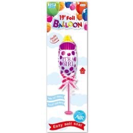 96 Pieces Nineteen Inch Foil Balloon Girl - Balloons & Balloon Holder