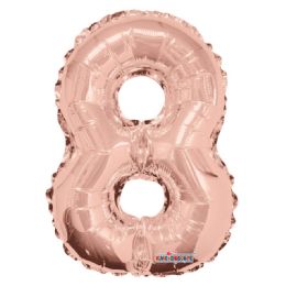 30 Wholesale Thirty Four Inch Rose Gold Number Eight