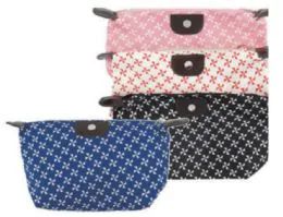 72 Wholesale Assorted Colors Cosmetic Bag