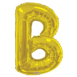 30 Wholesale Gold Balloon Letter B