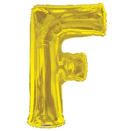 30 Wholesale Gold Balloon Letter F