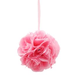 12 Pieces Ten Inch Pom Flower Baby Pink - Wedding & Anniversary