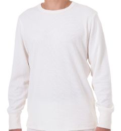 24 Units of Men's White Heavyweight Thermal Top, Size Large - Mens Thermals