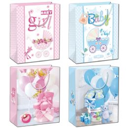 144 Pieces Baby Bag - Gift Bags Baby