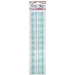 168 Pieces Rhinestone Stickers Green - Stickers