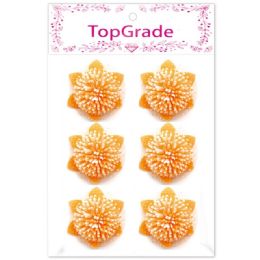 96 Wholesale Foam Flower Orange