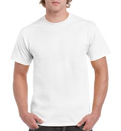 36 Wholesale Unisex Gildan White Cotton T-Shirt, Size Small