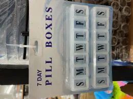 180 Pieces Pill Organizer Weekly Am And pm - Pill Boxes and Accesories