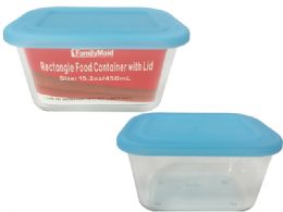 48 Wholesale Rectangle Glass Food Container