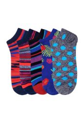360 Wholesale Men's Fashion No Show Socks Size 10-13