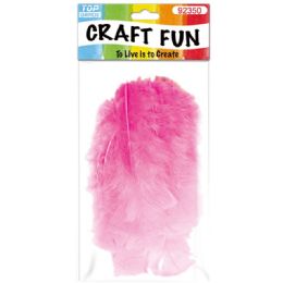120 Pieces Diy Feather Baby Pink - Pom Poms and Feathers