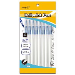 96 Pieces Ballpoint Pen Blue - Pens