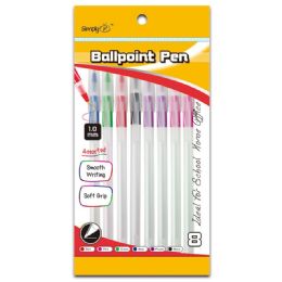 96 Wholesale Ballpoint Pen Assorted