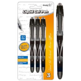 96 Wholesale Two Count Roller Ball Pen Withl Clip
