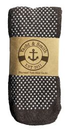 Yacht & Smith Men's Thermal Non Slip Gripper Bottom Tube Socks