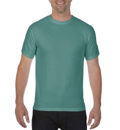 24 Pieces Men's Light Green Short Sleeve T-Shirts, Size Medium - Mens T-Shirts