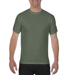 24 Pieces Men's Moss Green Short Sleeve T-Shirts, Size Large - Mens T-Shirts