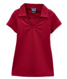 12 Wholesale Girls Burgundy Uniform Top Size 18