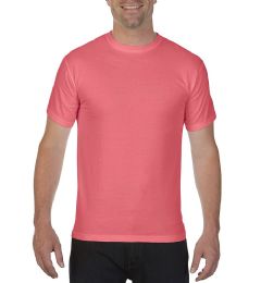 24 Pieces Men's Watermelon Pink Short Sleeve T-Shirts, Size Medium - Mens T-Shirts