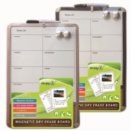 24 Pieces Magnetic Dry Erase Board With Marker - Dry erase