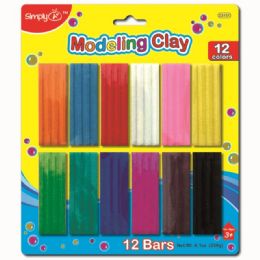 96 Units of Twelve Color Modeling Clay - Clay & Play Dough